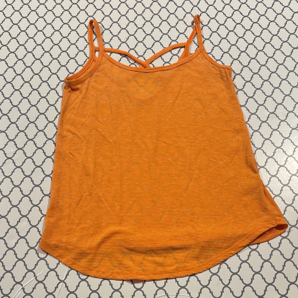 SO Vibrant Orange Tank Top